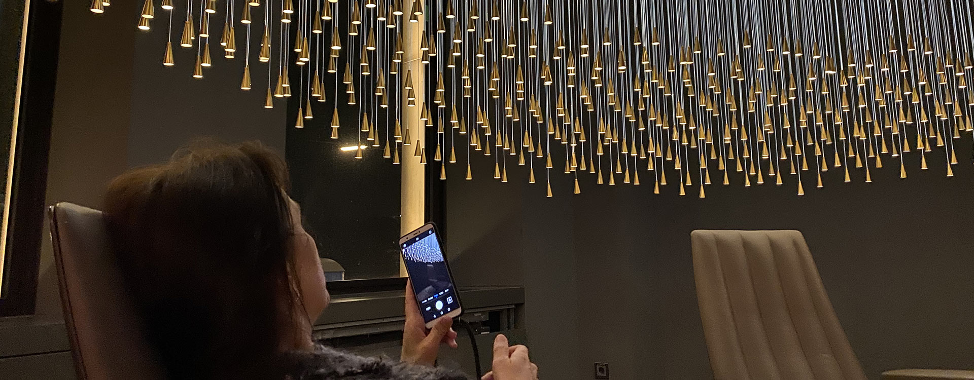 fibre optic lighting in privatbank donner & reuschel