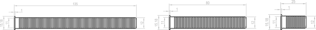 accessory tubes for crystal fittings