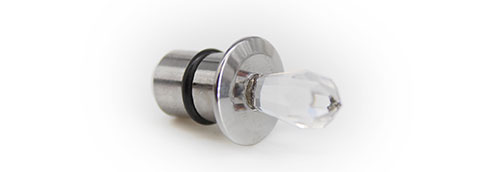 cr1 crystal fitting for fibre optics