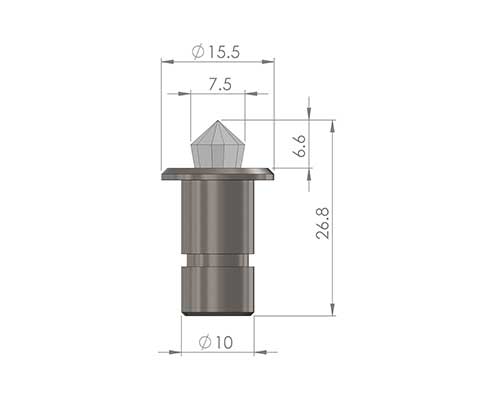 cr2 crystal fitting cad image