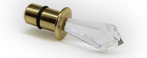 cr4 crystal fitting for fibre optics