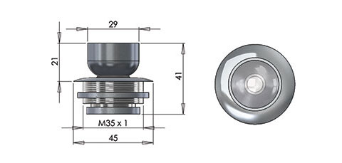 27h hermetic fitting cad image