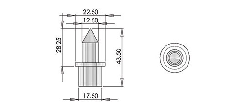 12dm sparkle fitting cad image