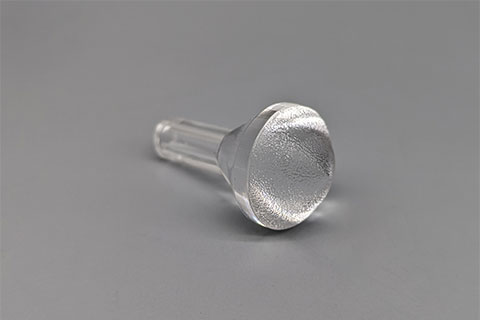 rosebud fitting for fibre optics