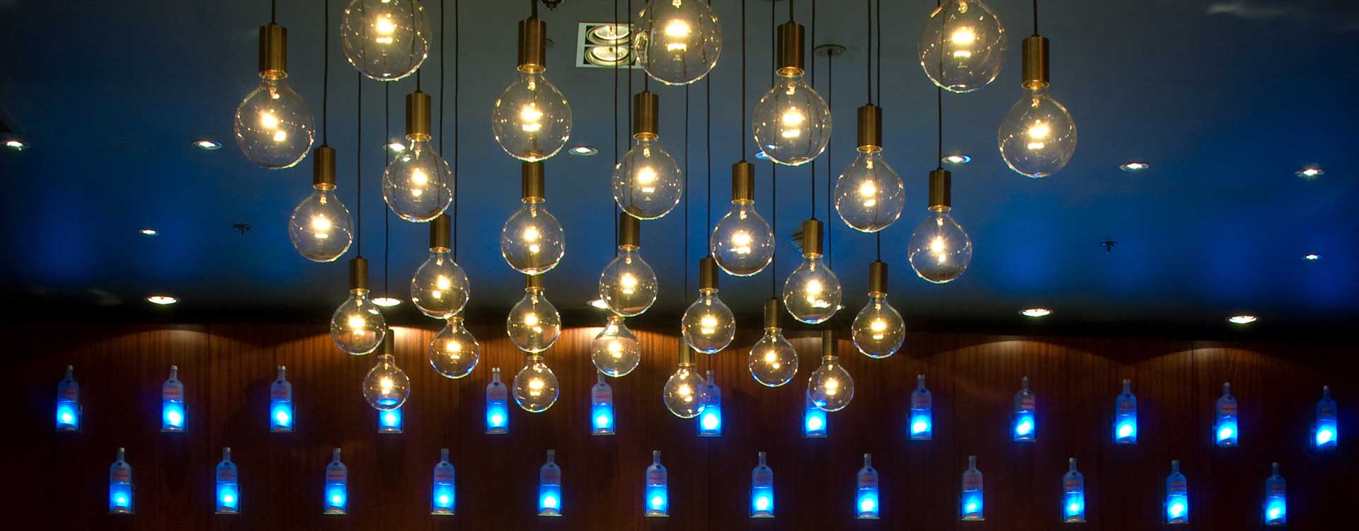 fibre optic lighting in the cinema de lux