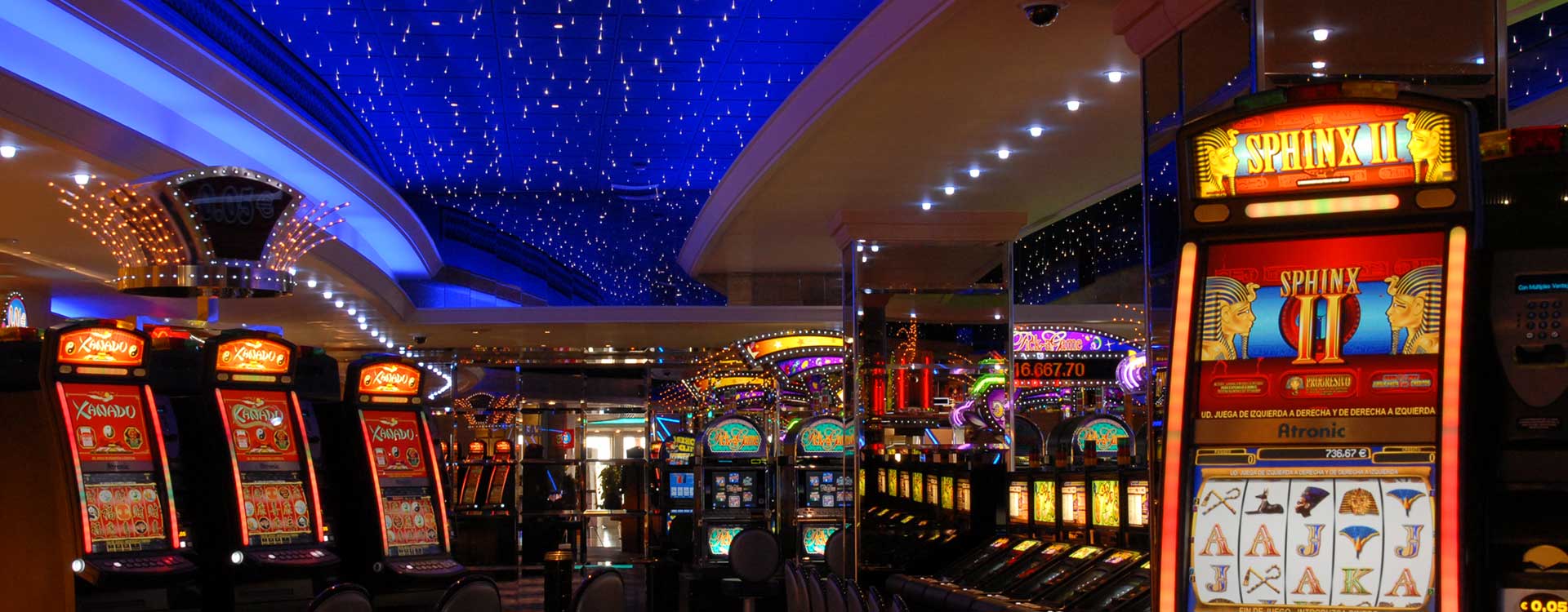 fibre optic lighting in the gran casino al jarafe