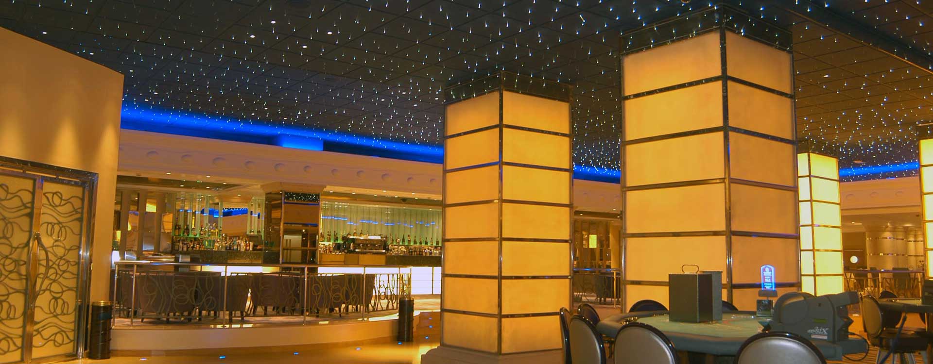 fibre optic lighting in the gran casino al jarafe