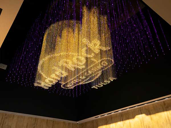 entertainment and hospitality venues illuminated by our fibre optic lighting systems