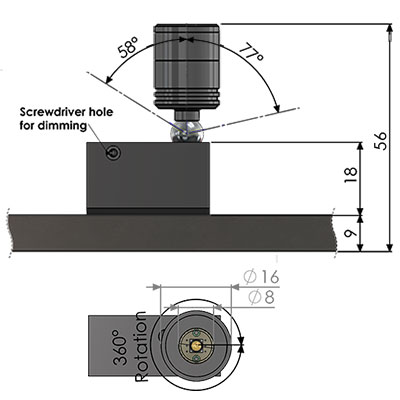 ionic sx standard fitting with honeycomb cad