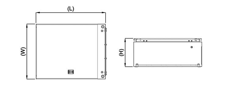 weather resistant enclosure for light source