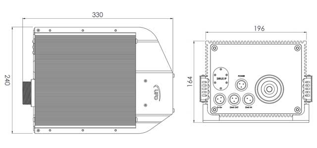 cad image of sirius aqua light source