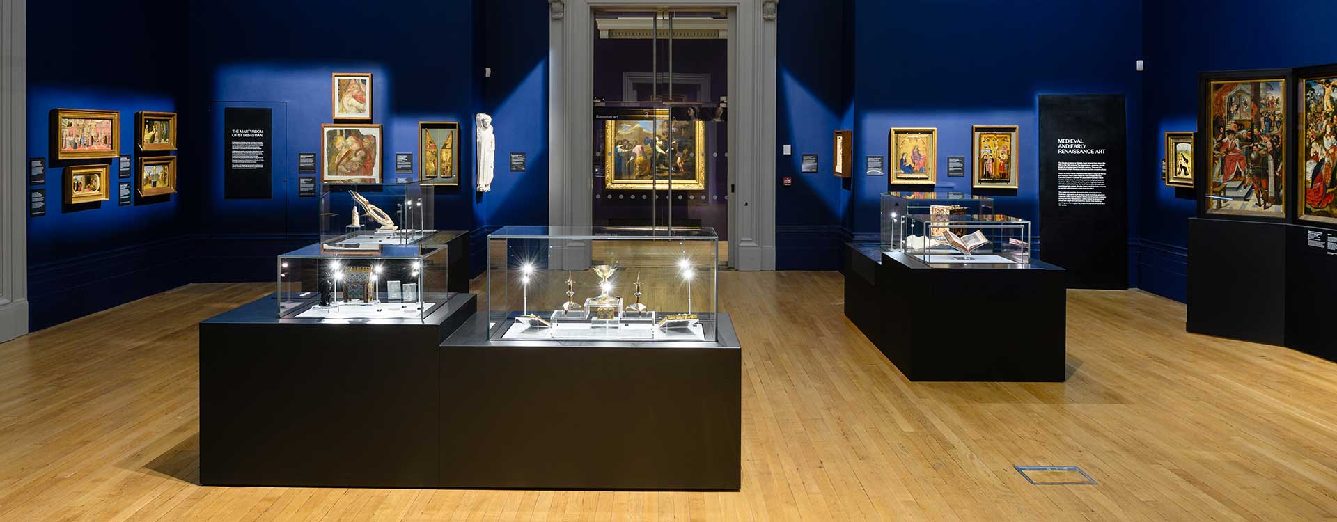led stem lighting in the walker art gallery