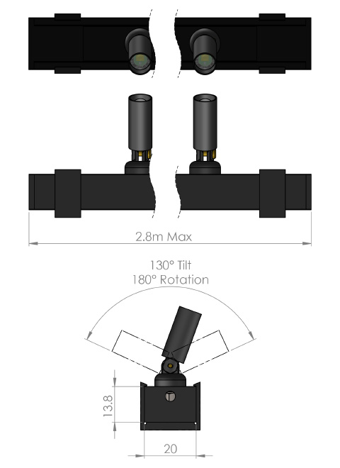 piccolo rectangular dimensions