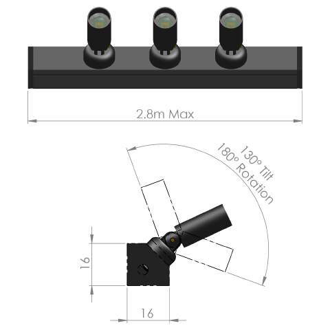 triangular round dimensions
