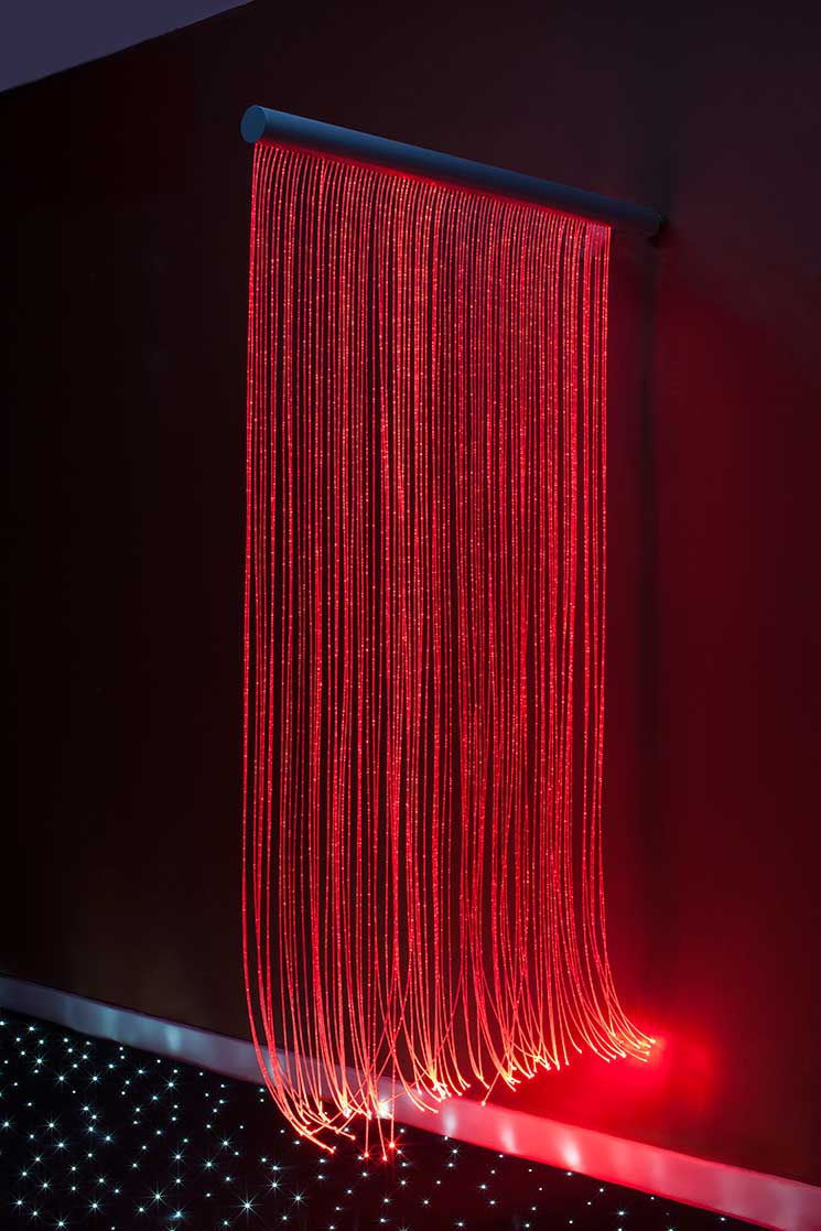 fibre optic sensory wall cascade image 3