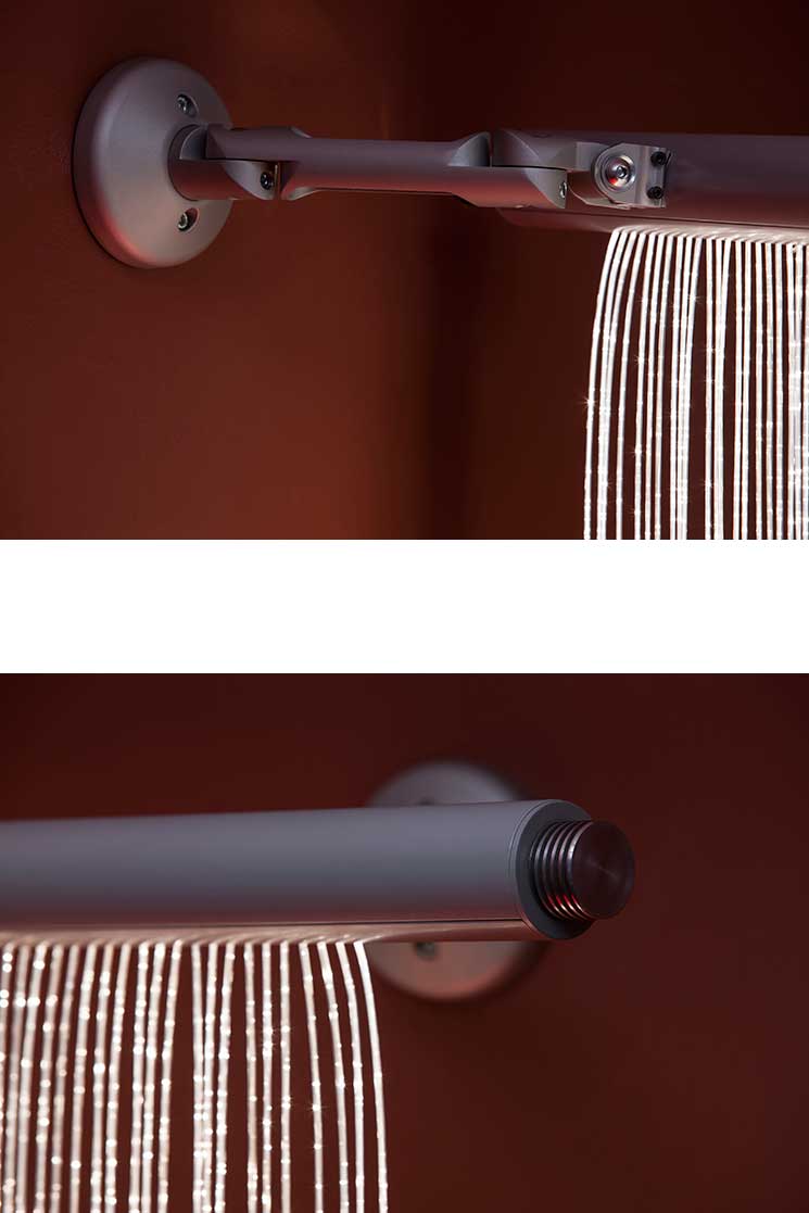 fibre optic sensory wall cascade image 5